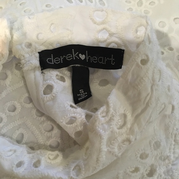 Derek Heart Eyelet Lace Dress S jr. FREE SHIP - Picture 4 of 5